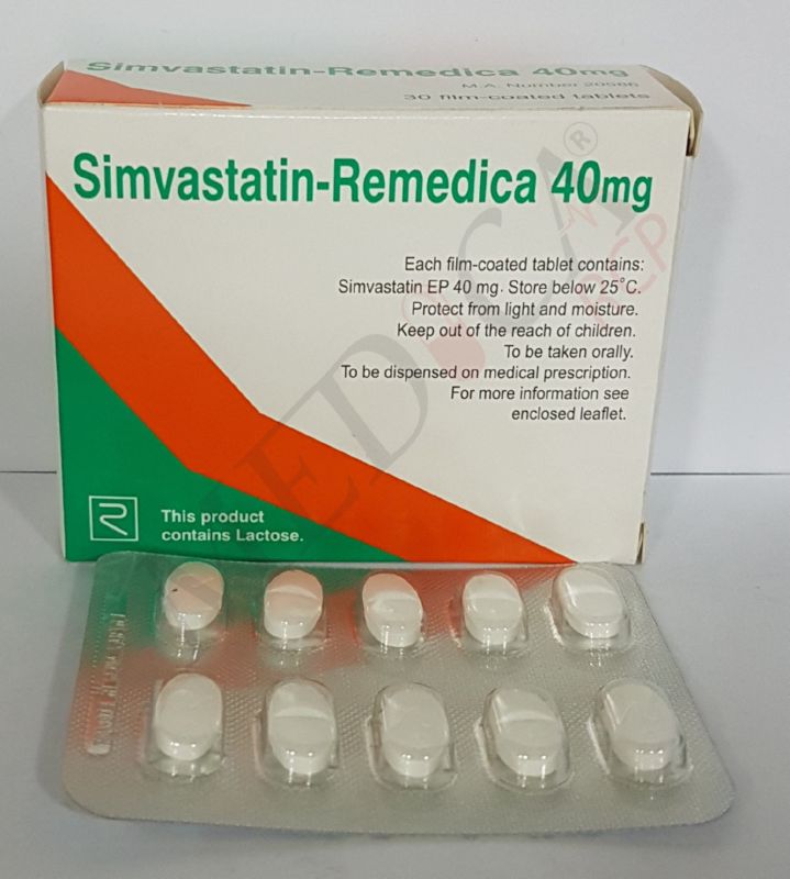 Simvastatin Remedica 40mg